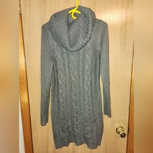 Venus sweater dress, olive green, worn one, size small